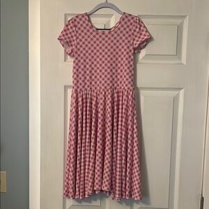 Dot Dot Smile Red and White Puff Sleeve Sundress